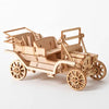 DIY 3D Wooden Puzzle Kit - Laser-Cut Sailing Ship, Biplane, Locomotive & Train Models - Assembly Toy for Adults & Kids