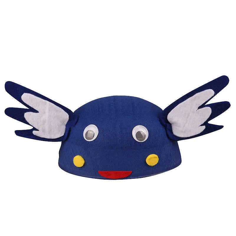 Kids Forest Animal Felt Party Hat – Duck, Bird & Rabbit Carnival Cap | Children's Day Party Costume