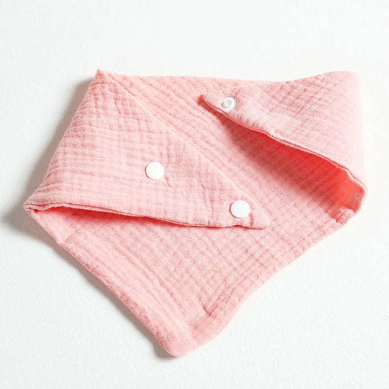 5 Pcs Baby Bandana Drool Bibs – Soft Cotton, Adjustable Snap Button, Triangle Scarf, Burp Cloth for Boys, Saliva Towel for Feeding - Kidzy Market