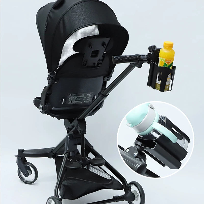 Baby Stroller Water Cup Holder with Mobile Phone Holder Bottle Holder Electric Car Bicycle Universal Water Bottle Holder