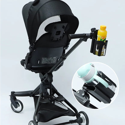 Baby Stroller Water Cup Holder with Mobile Phone Holder Bottle Holder Electric Car Bicycle Universal Water Bottle Holder