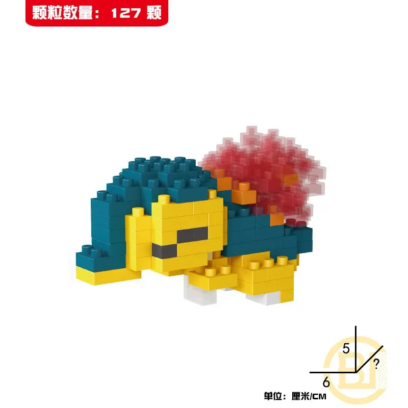 DIY Pokemon Mini Building Blocks – Pikachu, Charizard, Eevee, Mewtwo Anime Model Toys