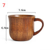 Handmade Spruce Wood Big-Belly Cup — Rustic Wooden Beer, Tea & Coffee Mug (Brown)