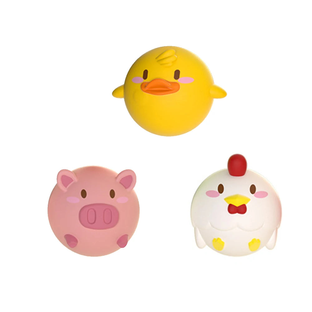 Baby LED Light Up Bath Toy – Soft Rubber Floating Luminous Duck for Kids