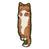 Long Plush Cartoon Cat Rug - Soft Non-Slip Machine Washable Floor Mat for Bedroom & Living Room