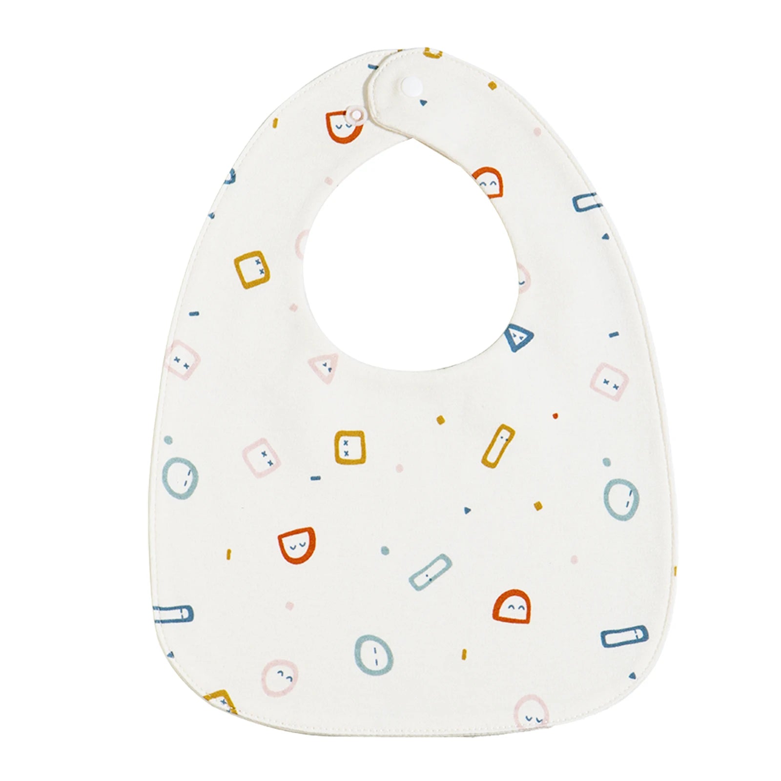 INSULAR 3-Layer Baby Bibs & Burp Cloth Set – Soft Cotton Adjustable U-Shape Feeding Bib for Newborns & Infants, Saliva Towel & Rice Bag - Kidzy Market