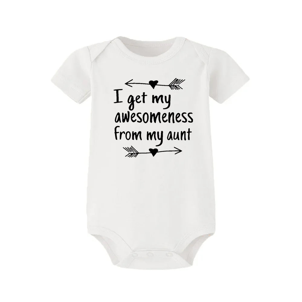 “Don’t Make Me Call My Crazy Uncle” – Funny Baby Bodysuit, Cute Infant Romper for Boys & Girls, Newborn & Toddler Outfit