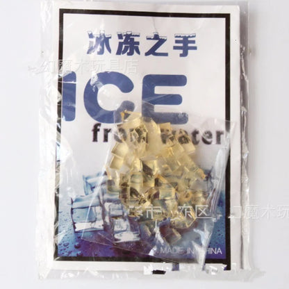 Water-to-Ice Close-Up Magic Trick Prop — Transparent Frozen Hands Illusion, Reusable Rubber Bowl