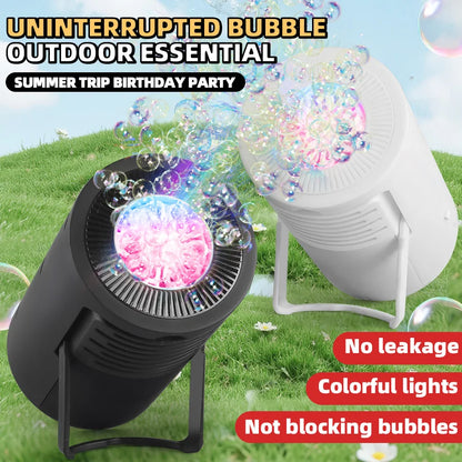 Handheld Automatic Bubble Machine for Kids – Battery-Free Portable Bubble Toy for Parties & Weddings
