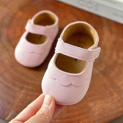 Baby Girls Shoes Multicolour Princess Toddlers Soft Soled Non-Slip Crib Shoes First Walkers 0-18M
