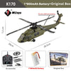 WLtoys K170 RC Helicopter – 2.4G 6-Axis Gyroscope 4CH Altitude Hold Optical Flow Toy