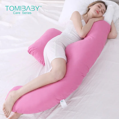 Maternity Pillow for Pregnant Women – U-Shaped Pillow for Neck, Waist, Abdomen, and Leg Support, Perfect for Side Sleepers