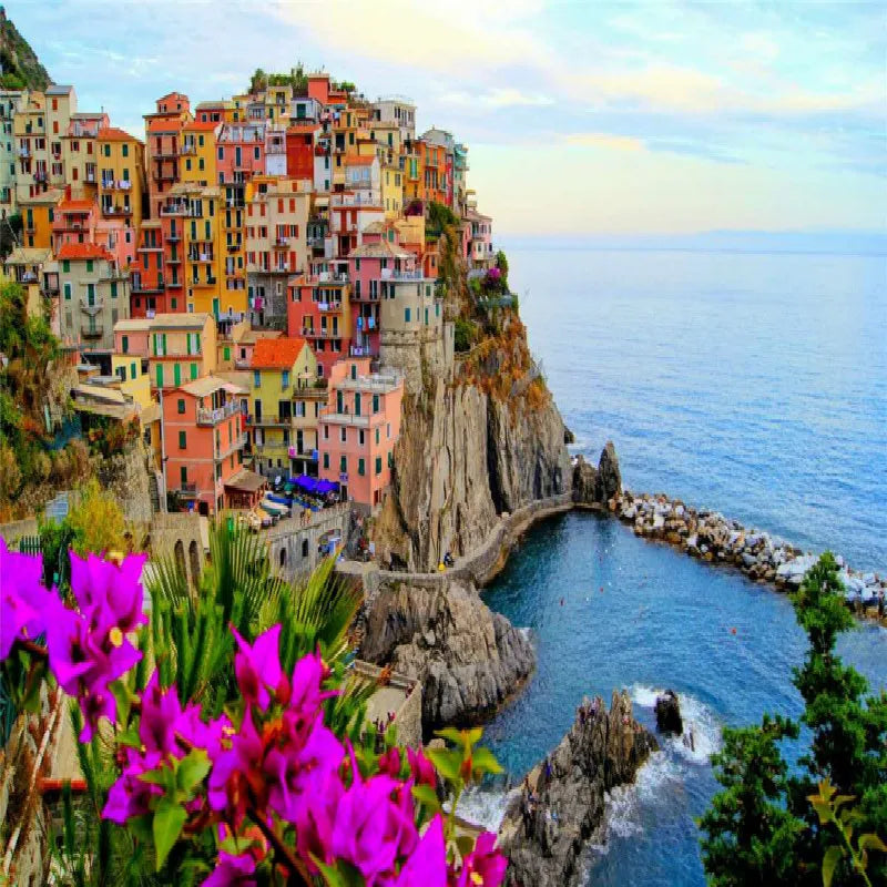 500 Pieces Jigsaw Puzzle, Various Landscape Patterns, Educational Toy for Kids, Children's Game, Christmas Gift