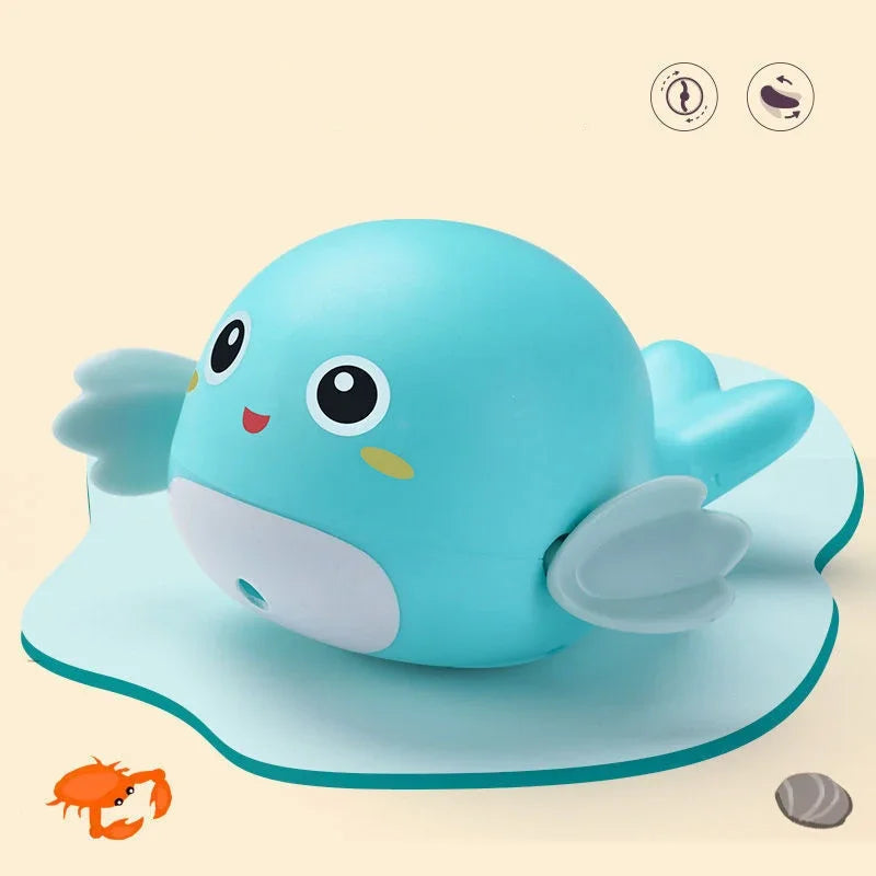 Baby Clockwork Swimming Dolls Bath Toy – Cute Animals for Kids
