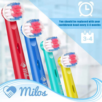 Replacement Brush Head For Oral-B Toothbrush Pack of 8/16pcs Extra Soft Bristles Fits Electric Braun Sensitive Brush Heads
