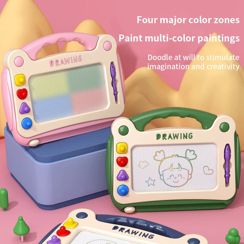 Children’s Magnetic Drawing Board – Color WordPad Graffiti Art Educational Toy for Kids