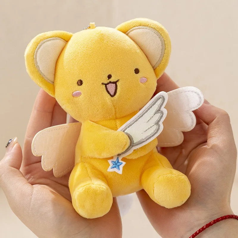 Cartoon Cardcaptor Sakura Kero Plush Doll Pendant, Soft Stuffed Keychain Toy for Kids