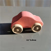 Wooden Montessori Rainbow Stacking Bridge with Cars and Trees