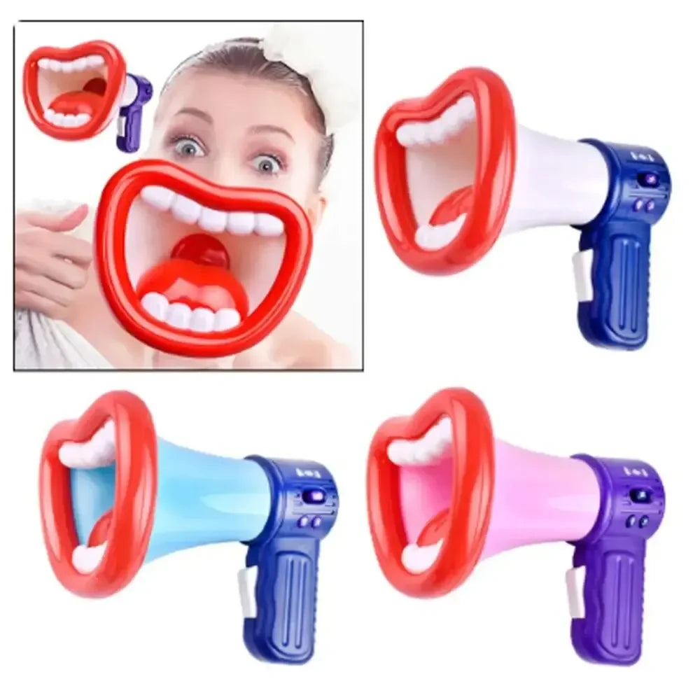 Funny Voice Changer Big-Mouthed Loudspeaker Recording Toy Handheld Microphone