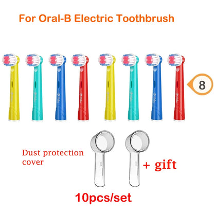 Replacement Brush Head For Oral-B Toothbrush Pack of 8/16pcs Extra Soft Bristles Fits Electric Braun Sensitive Brush Heads