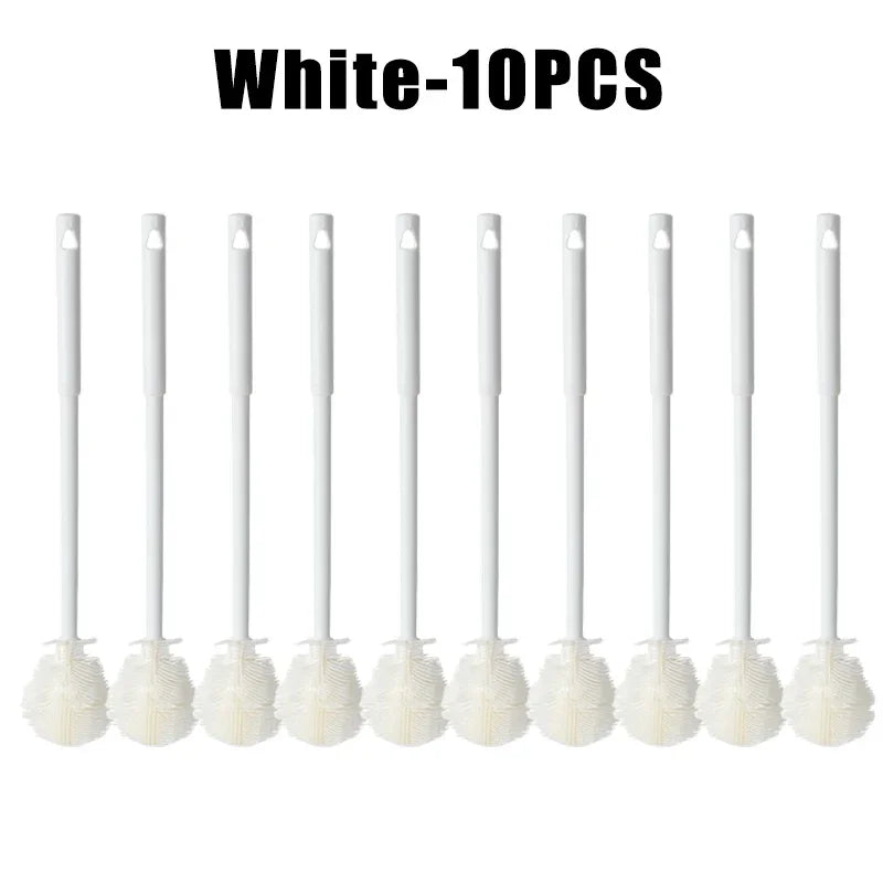 Bottle Washing Brush, Soft Scrubber for Cleaning Sports Bottles, Coffee Pots, Wine Glasses, Mugs & Baby Bottles