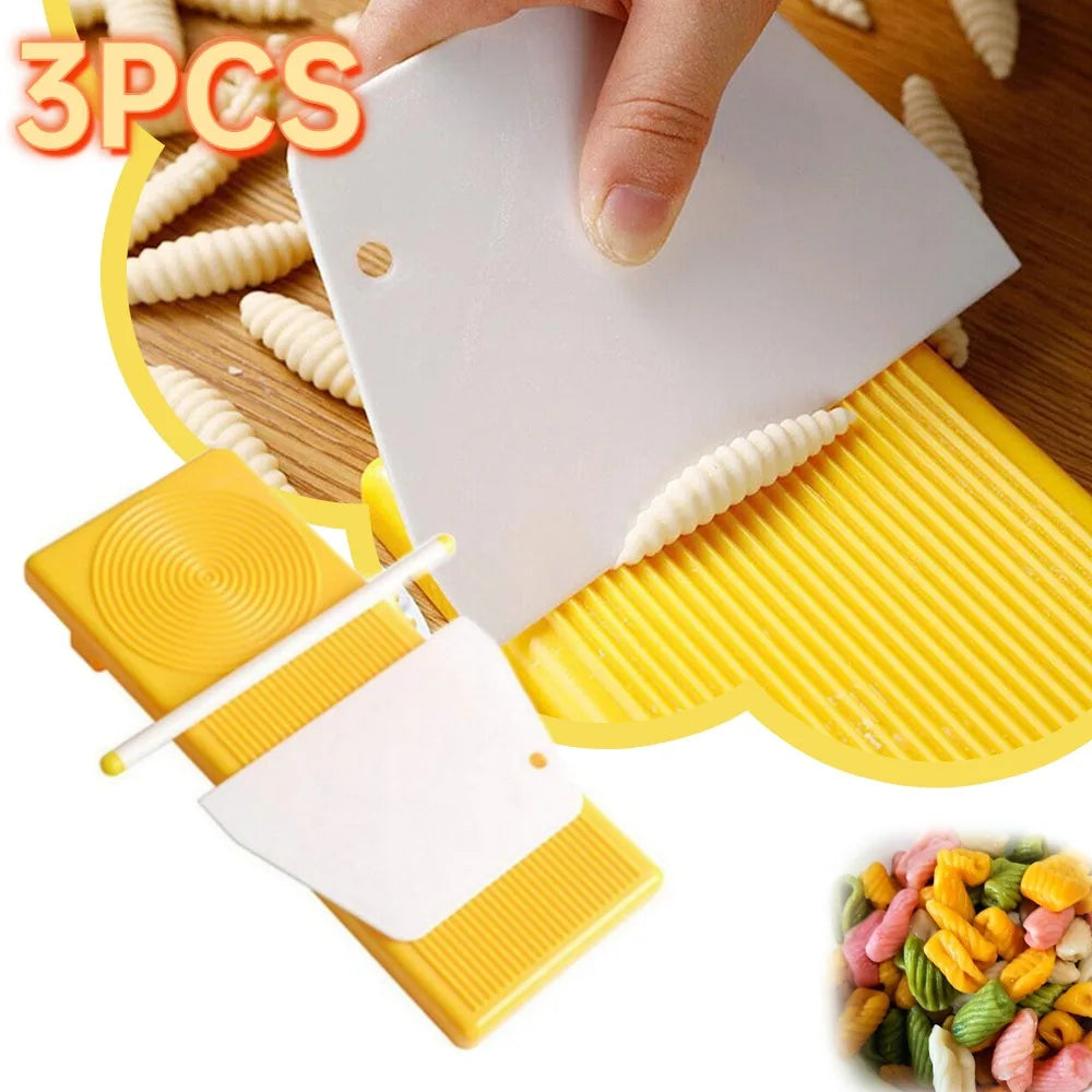 1 Set Multifunctional Spaghetti Maker Board DIY Gnocchi Macaroni Maker Noodle Tools
