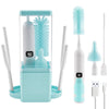 Electric Baby Bottle Brush Cleaner – 360° Rotation, Rechargeable with Nipple & Straw Brush