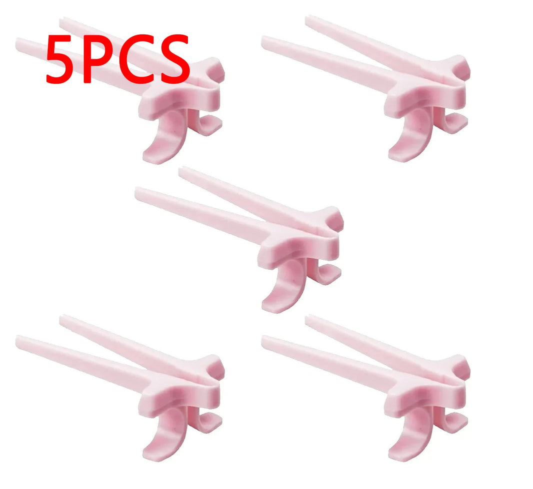 10/5 Pc Finger Chopsticks Snack Holder Lazy Chopstick Trainer