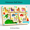 Montessori Magnetic Color and Number Sorting Maze – Wooden Puzzle Activity Board for Fine Motor Skills, Educational Toy for Toddlers Boys and Girls