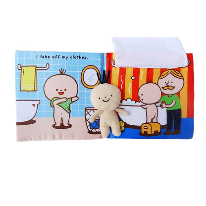 Soft Baby Cloth Quiet Book – Early Educational Learning Puzzle Toy for Toddlers (6-24 Months)