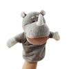 25cm Soft Plush Hand Puppets, Elephant Lion Monkey Stuffed Animal Story Dolls for Children