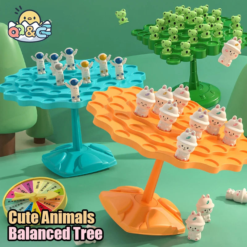 Fun Frog Balance Tree – Children’s Math Balancing Board Game for Parent-Child Interaction