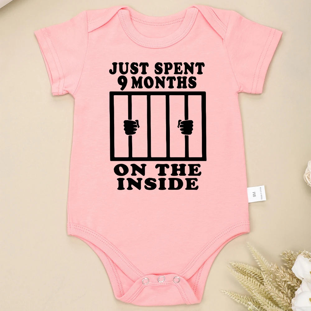 Funny & Creative Newborn Baby Clothes – Cotton Summer Pajamas for Boys & Girls, Loose Short Sleeve Onesie, 0-24 Months Streetwear