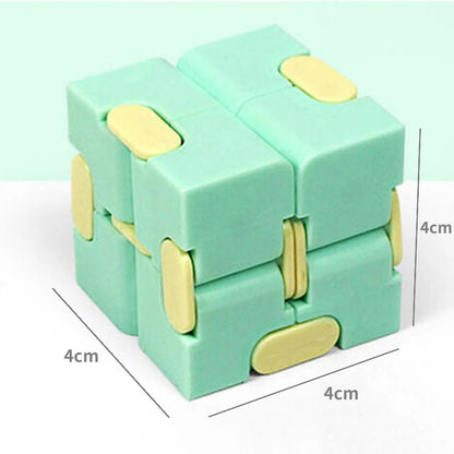 NEW Puzzle Cube, Durable Exquisite Decompression Toy, Infinity Magic Cube for Adults & Kids, Fidget Antistress Anxiety Desk Toy