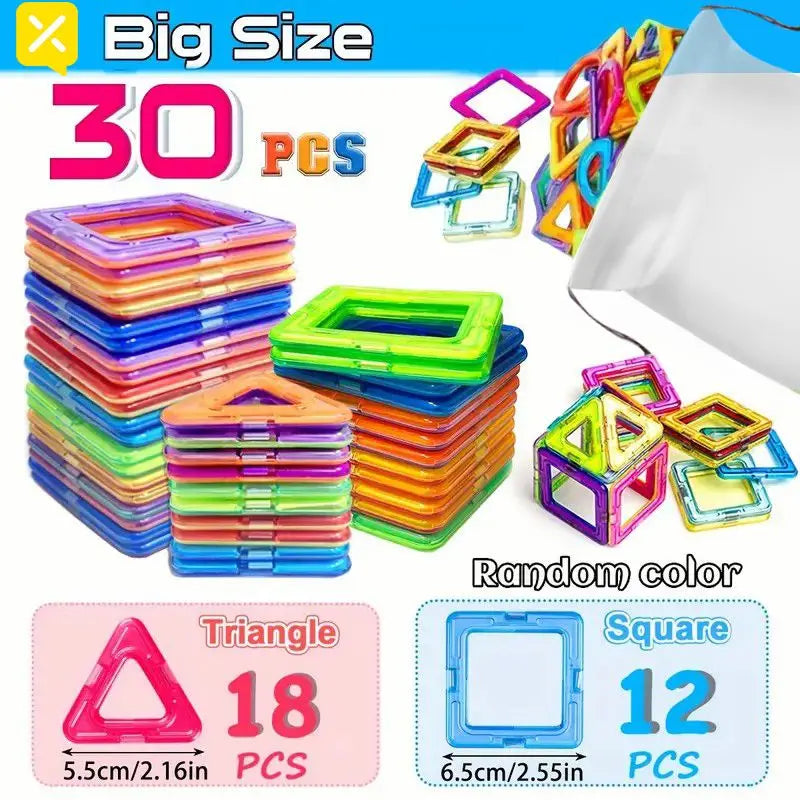 DIY Magnetic Building Blocks Mini and Big Size Construction Set
