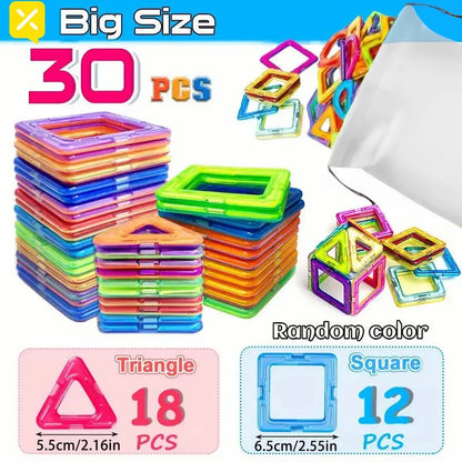 DIY Magnetic Building Blocks Mini and Big Size Construction Set