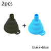 Mini Foldable Silicone Collapsible Funnel 7.5 cm (3.0 in) Portable for Fuel Beer Oil Kitchen