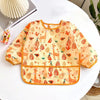 Waterproof Long-Sleeve Baby Bib – Colorful Cartoon Apron for Self-Feeding & Drawing (0-3 Years) - Kidzy Market