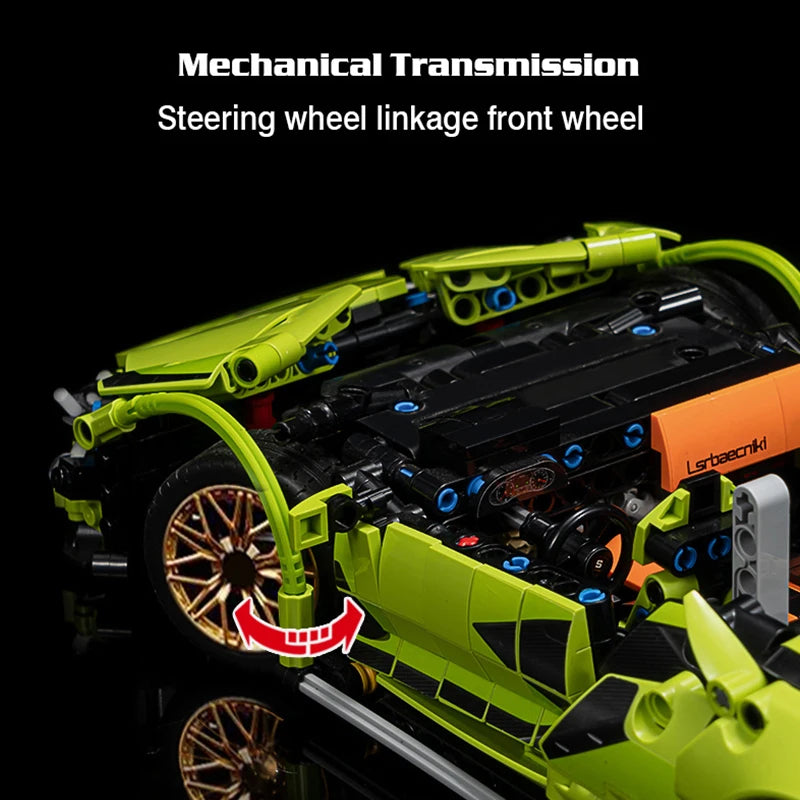 Technical Racing Car Building Blocks – Static and Remote Control RC Car Toy