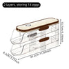 Automatic Rolling Egg Storage Box for Refrigerator - Hand-Held Side Door Rack