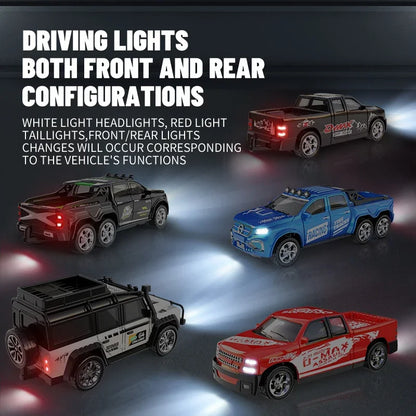 Mini 1/64 Alloy RC Car with 60-Minute Run Time