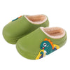 Kids Winter Cartoon Slippers Warm Waterproof Non-Slip Indoor Shoes for Baby, Toddler, Boys & Girls