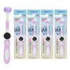 Age 3+ 3-Sided Toddler Toothbrush, Soft Bristles, Kids Autism Sensory Toothbrush, Silicone Oral Care Brush