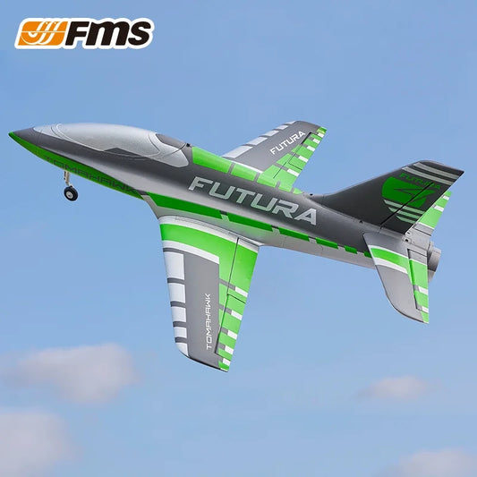 FMS RC Airplane 64mm Futura Tomahawk Sport Trainer EDF Jet with Flaps PNP
