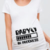 Women Pregnancy T-shirt It's A Girl Baby Print Pregnant Maternity T-shirts Funny Pregnant Women Summer Tees Tops