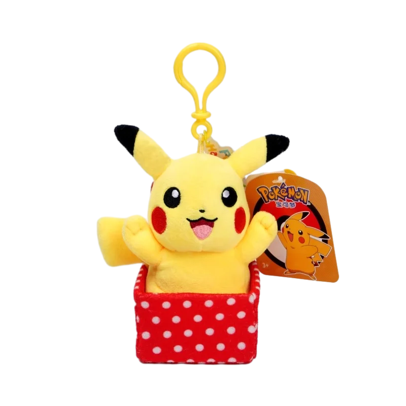 Pokemon Pikachu Mew Squirtle Charmander Plush Toy Keychain – Kawaii School Bag and Backpack Pendant