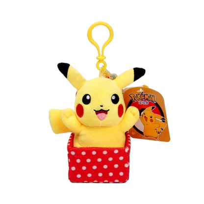 Pokemon Pikachu Mew Squirtle Charmander Plush Toy Keychain – Kawaii School Bag and Backpack Pendant