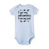 “Don’t Make Me Call My Crazy Uncle” – Funny Baby Bodysuit, Cute Infant Romper for Boys & Girls, Newborn & Toddler Outfit