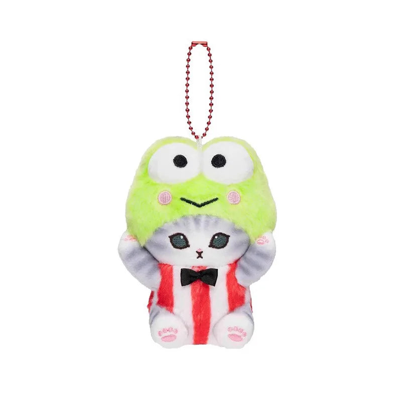Sanrio Hello Kitty Gudetama Kero Kero Keroppi Plush Backpack Pendant Keychain Gift