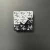 10-Pack 16mm (0.63 in) Acrylic D6 Dice Counters - Board Game & Classroom Tokens